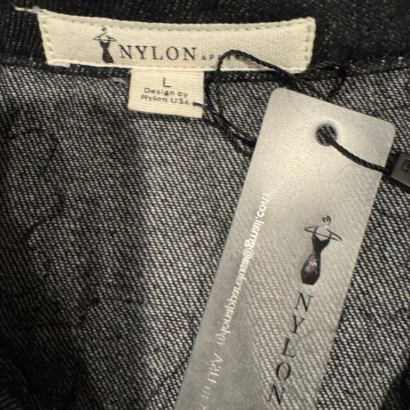 Embroidered Tiger Denim Jacket – NWT – Black Statement Jacket – Women’s M/L - Picture 5 of 10